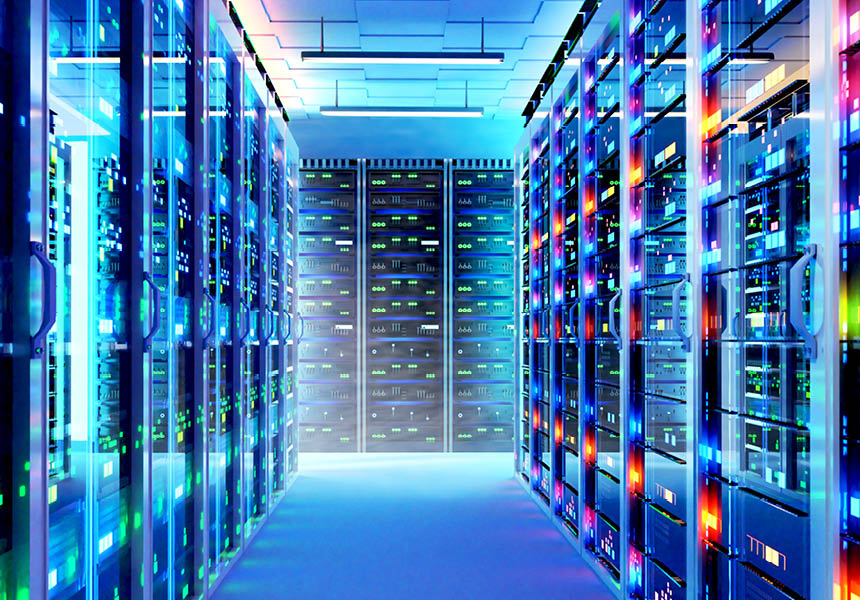 Imagen de un centro de datos
